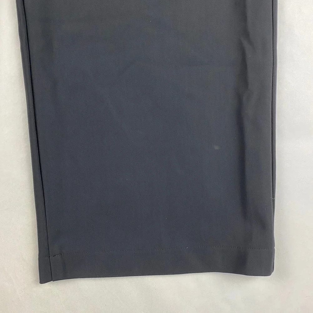 NWT Theory High Waist Wide Leg Precision Ponte Pants Women's Size 10 Black - Picture 4 of 14